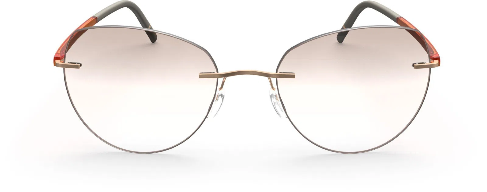 Silhouette The Wave Color Groove Demo Rimless 5567 Eyeglasses - view 103